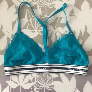 Victoria’s Secret turquoise lace bralette